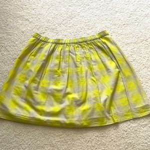 J Crew checkered summer skirt